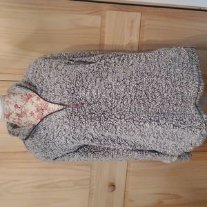 Pullover sherpa jacket